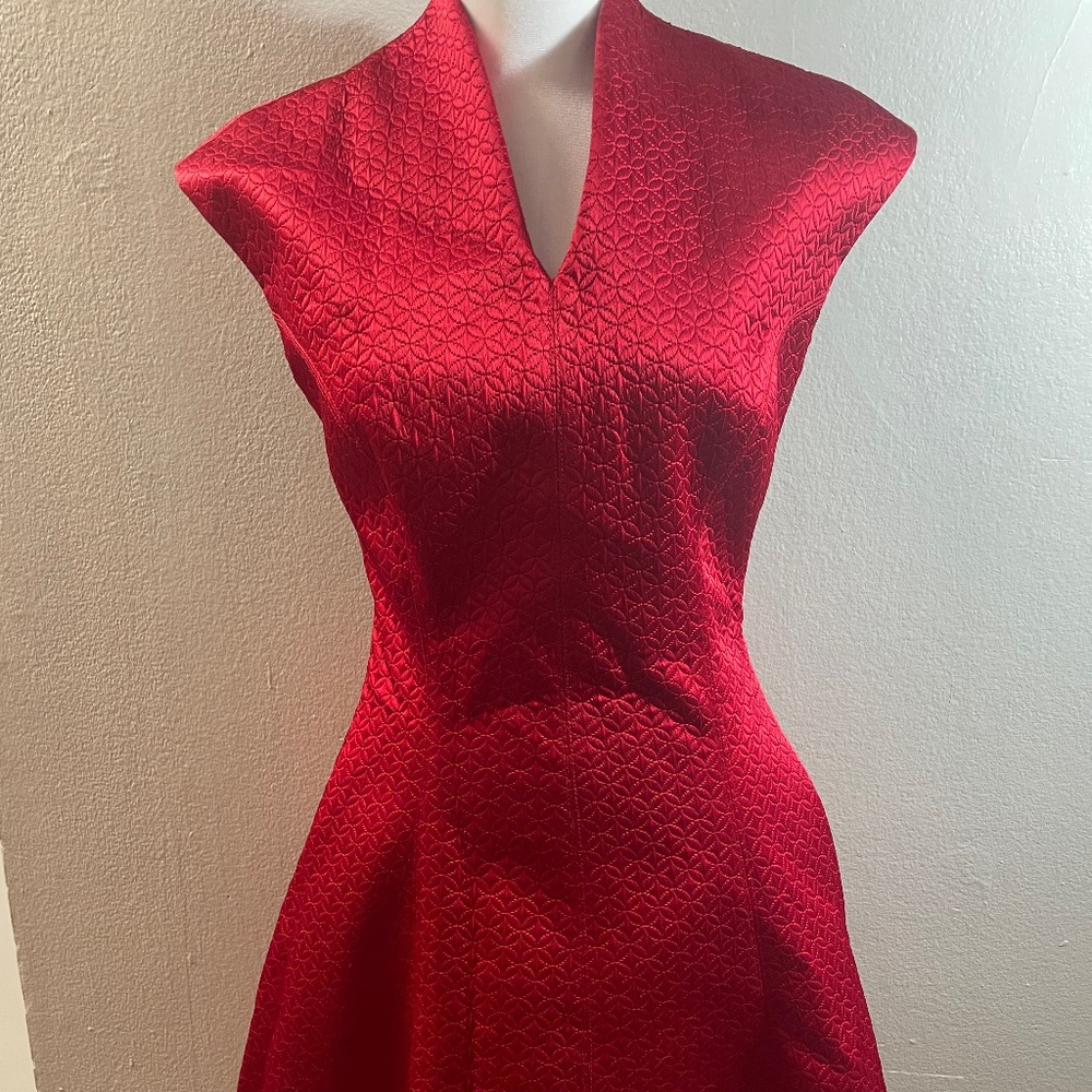 carlisle women's clothing red dress size zero valentine valenties day cocktail